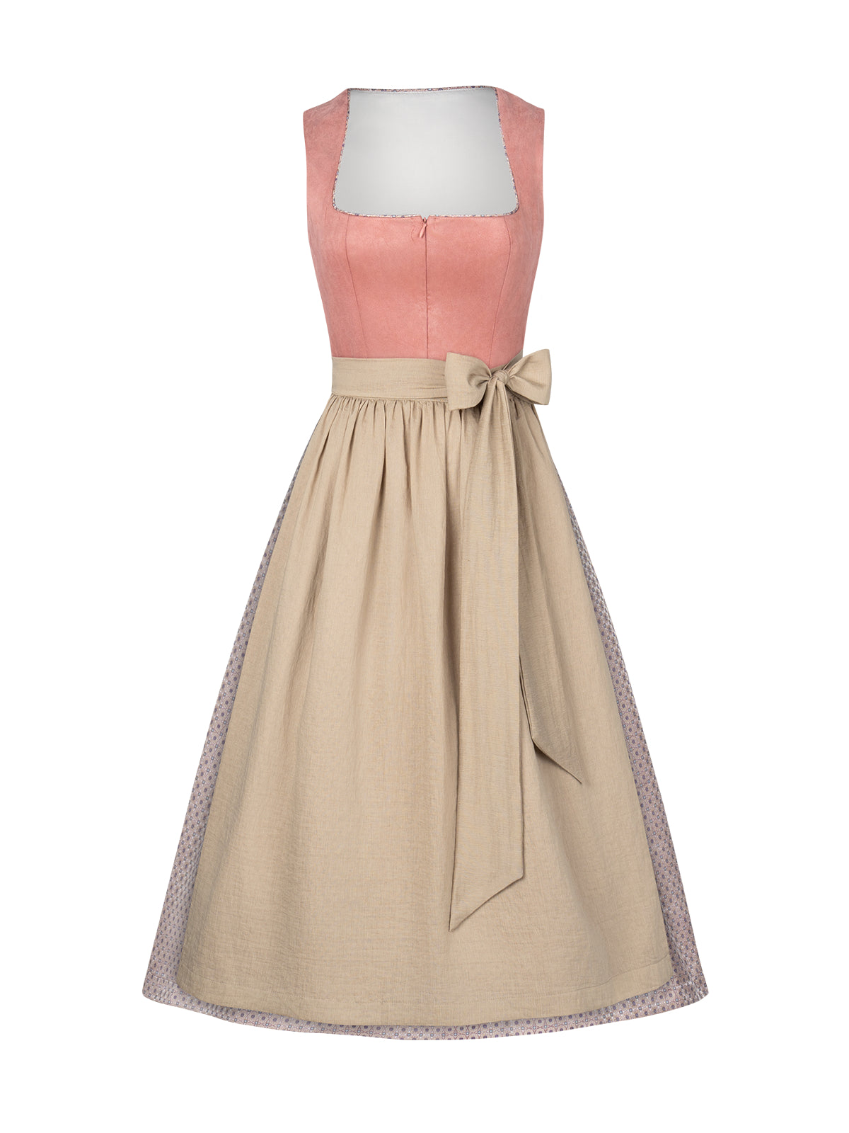Rosa straight section Dirndl Celia